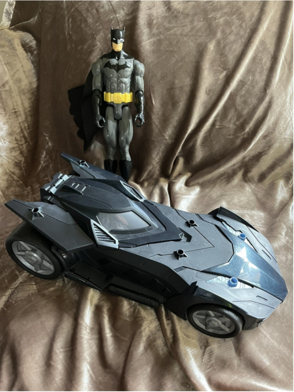 DC Comics Missile Launcher Batmobile (Mattel 2018) + Batman LOT NOT COMPLETE